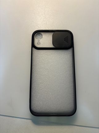 Custodia per iPhone XR con cover per fotocamera