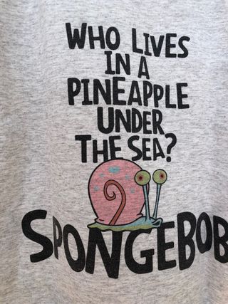 Felpa slim Spongebob Grigia con Cappuccio