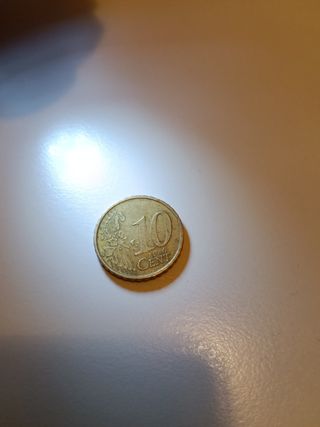 Moneda 10 céntimos España Cervantes 1999