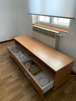 Mueble TV madera marrón
