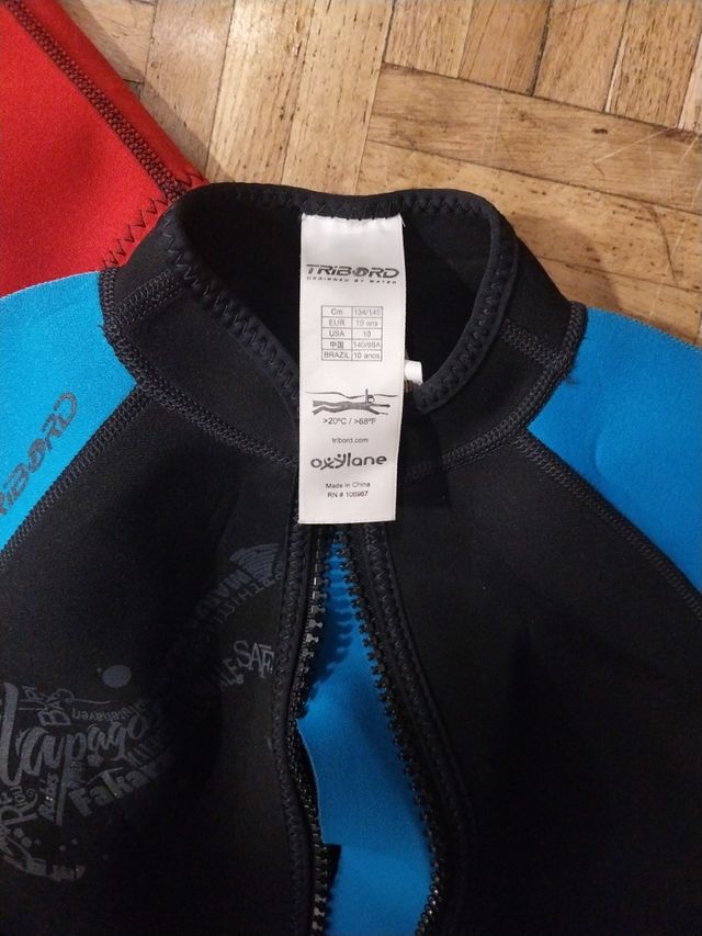 Trajes de neopreno Tribord para niños