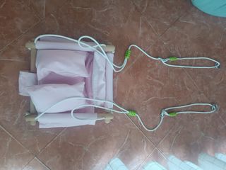 Columpio Infantil Madera Álamo Natural