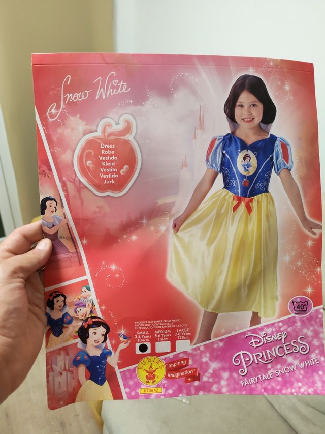 Disfraz Blancanieves Talla 3-4 Años