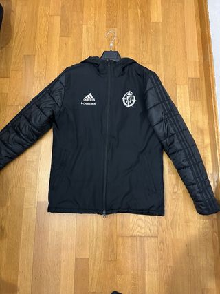 Cazadora Adidas Real Valladolid Talla S Negra