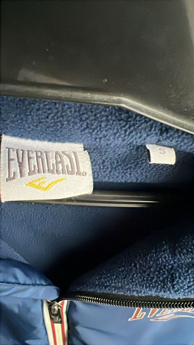 Giacca Everlast blu con cappuccio