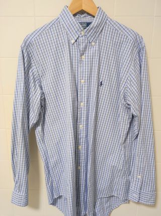 Camisa Polo Ralph Lauren Cuadros Azul