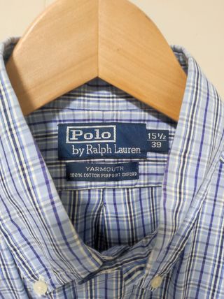 Camisa Polo Ralph Lauren Cuadros Azul