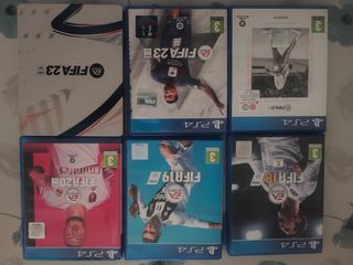 Pack 5 Juegos FIFA PS4 (23, 21, 20, 19, 18)