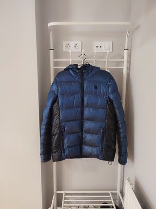 Chaqueta Blend M azul y negro brillante