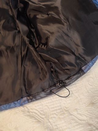 Chaqueta Blend M azul y negro brillante