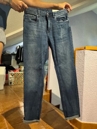 Pantalón vaquero hombre azul