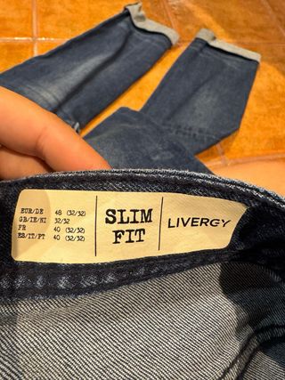 Pantalón vaquero hombre azul