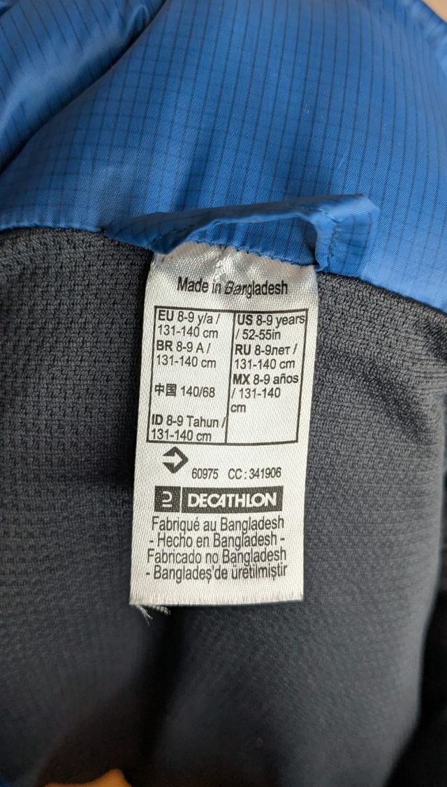 Chaleco acolchado Quechua unisex T8-9