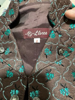 Chaleco y Saragüell Llorca 