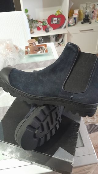 Stivaletti blu unisex n.40 nuovi