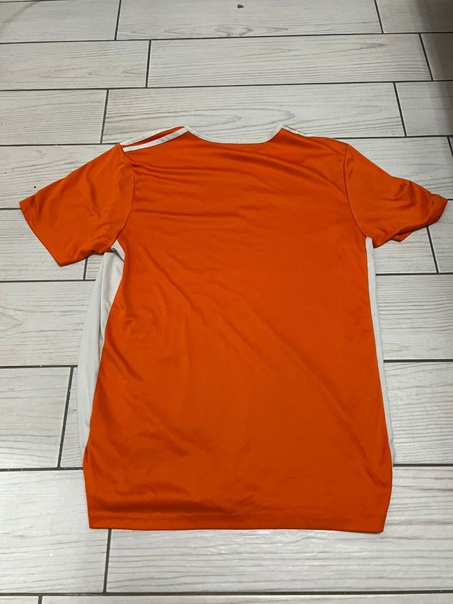 Maglia Adidas Arancione e Bianca Taglia M