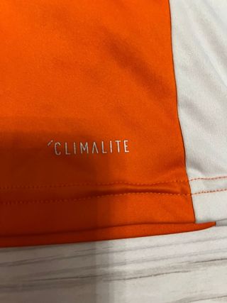 Maglia Adidas Arancione e Bianca Taglia M
