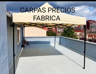 Carpa profesional grande resistente beige
