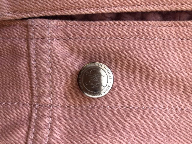 Giubbotto rosa tenue con collo ed interno teddy