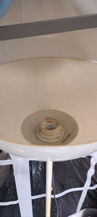 Lámpara de pie Ikea Not blanca