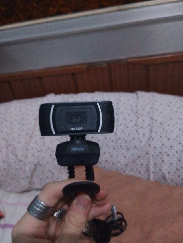 Webcam Trust HD 720p Negra