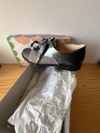 Mocasines Andanines Negro/Gris