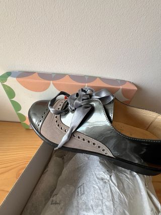 Mocasines Andanines Negro/Gris