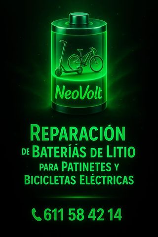 Reparación Baterías Litio Patinetes/Bicis