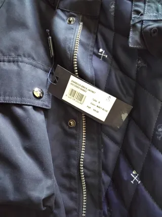 Chaqueta militar tipo Barbour marca Harper and Ney