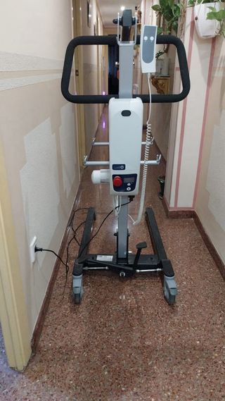 Grúa Eléctrica con Arnés y Ganchos