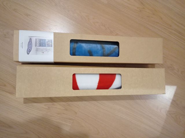 2 Alfombras Mora (Azul y Rojo)