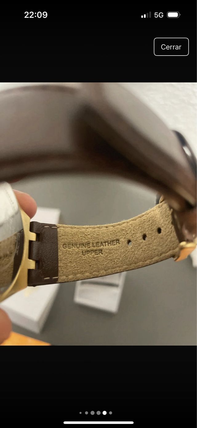 Reloj Guess Dorado y Azul