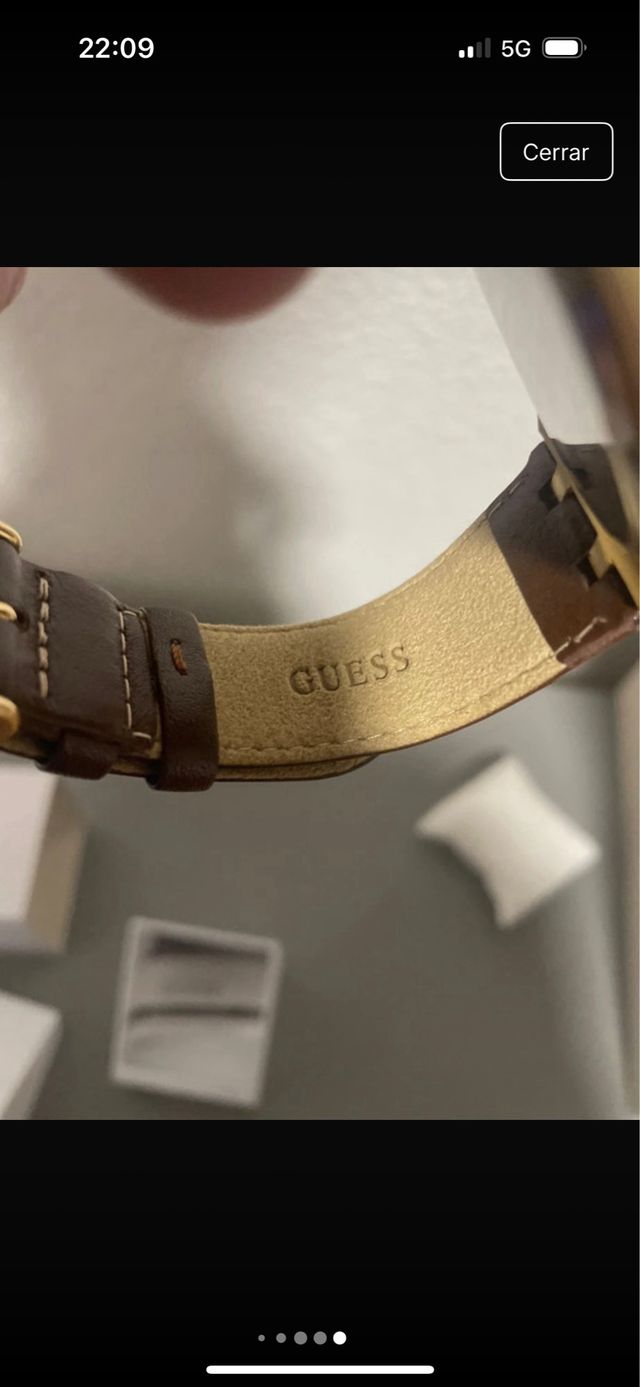 Reloj Guess Dorado y Azul