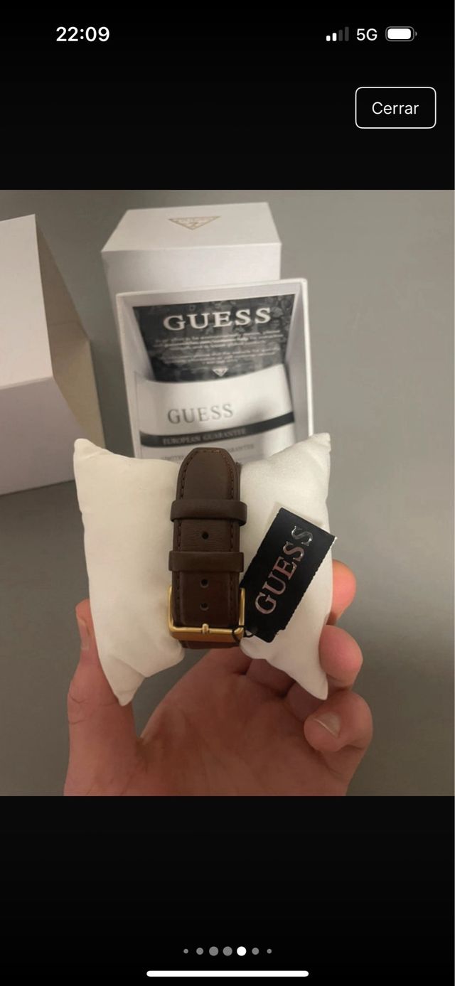 Reloj Guess Dorado y Azul