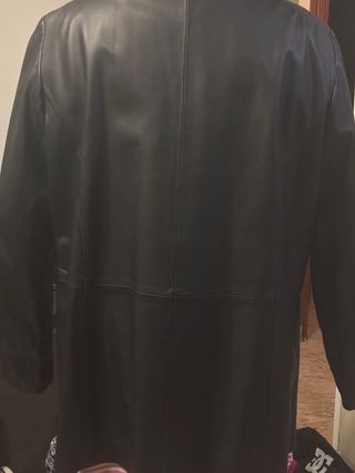Abrigo de piel auténtica para mujer