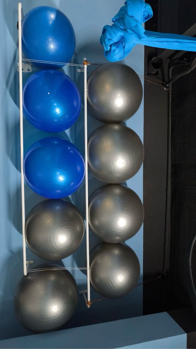 6 Pelotas de Pilates Grises