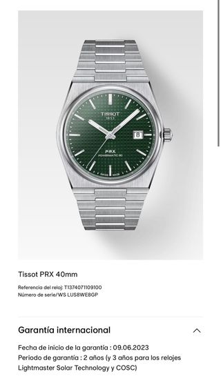 Tissot PRX Powermatic 80 Verde