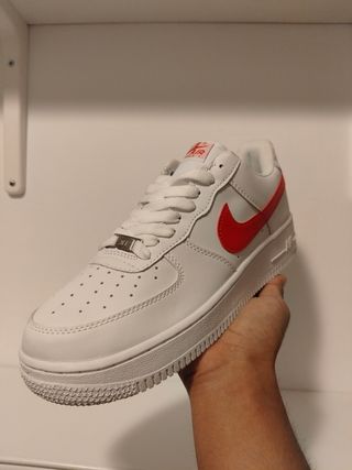 Zapatillas Nike Air Force 1 Blancas Rojas