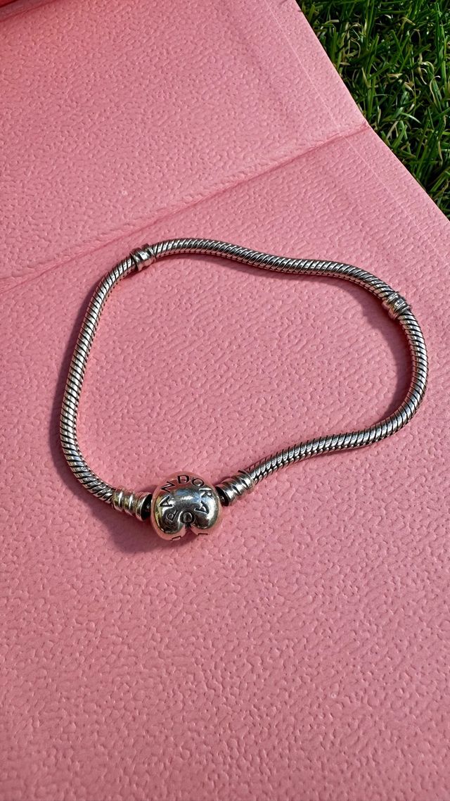 Original Pulseira Pandora Rosa com caixa