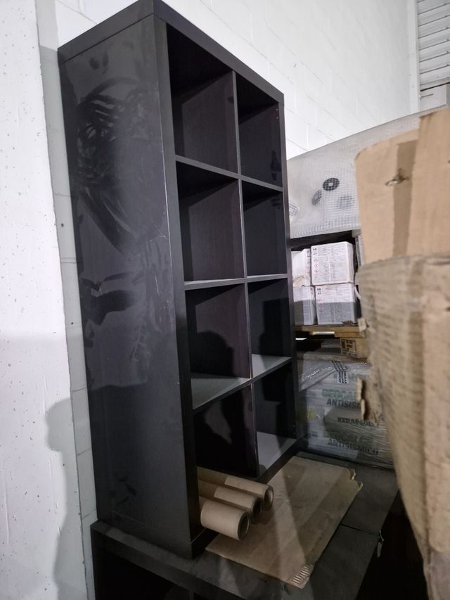 3 Muebles IKEA KALLAX negros