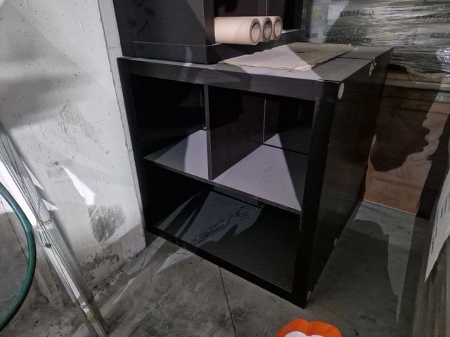 3 Muebles IKEA KALLAX negros