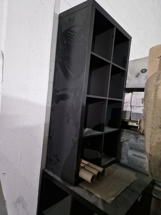 3 Muebles IKEA KALLAX negros