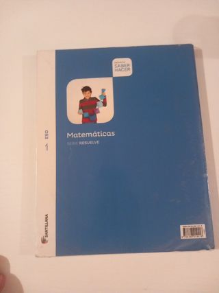 MATEMATICAS SERIE RESUELVE 1 ESO SABER HACER