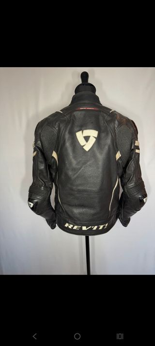 Chaqueta Moto Revit Cuero Talla S