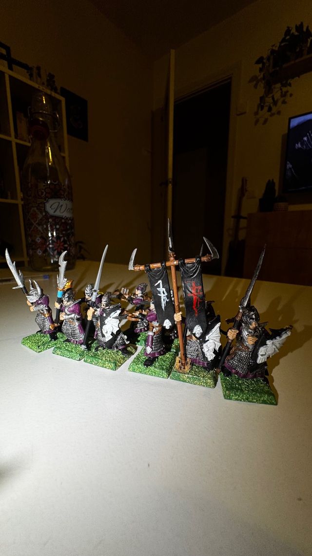 Warhammer Regimiento Elfos Oscuros