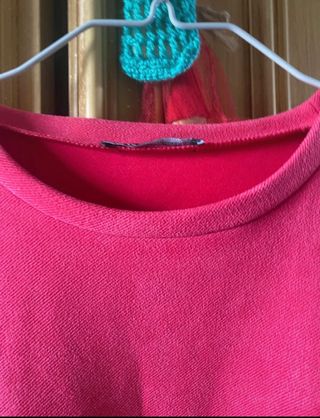 Vestito Zara maniche corte rosa