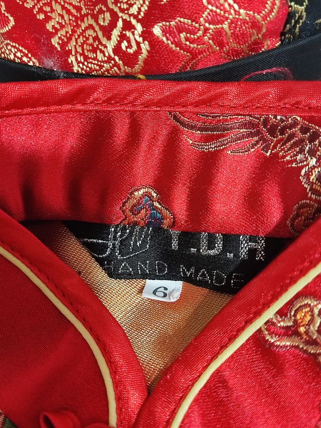 Disfraz china niña talla 6