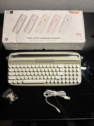 Teclado Yunzi B309 Bluetooth Beige
