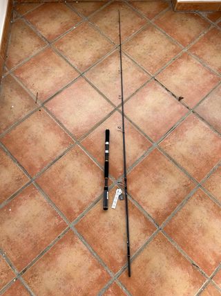 Caña de pescar Jigging con accesorios A ESTRENAR