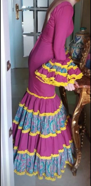 Traje Flamenca Canastero Multicolor Talla Única
